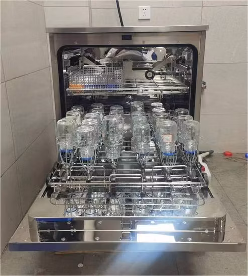 Machine de nettoyage de verrerie de laboratoire entièrement automatique de 170 L avec fonction de séchage