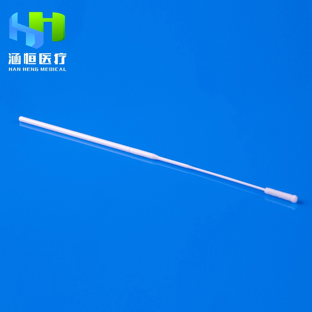 Disposable Sterile Test Pharyngeal Sampling Flocked Nylon Swabs