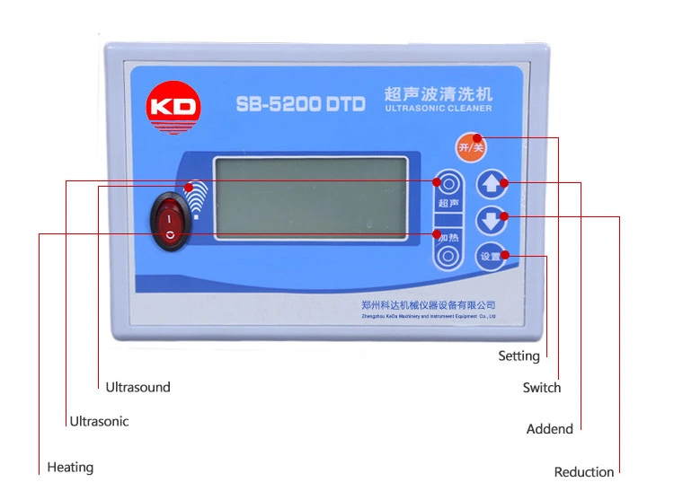 Sb-5200d Large Digital Ultrasonic Cleaning Machine Lab Cleaner